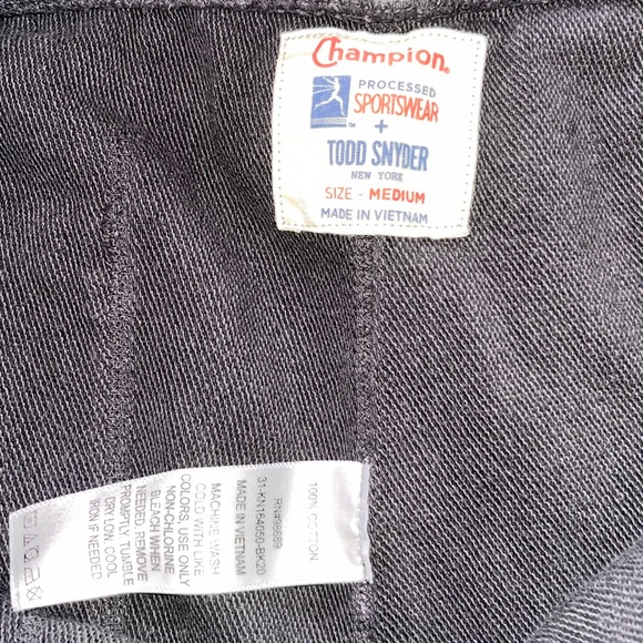 TODD SNYDER x Champion Utility Cargo Jogger Sweatpants Men’s Medium gray navy - Picture 6 of 6